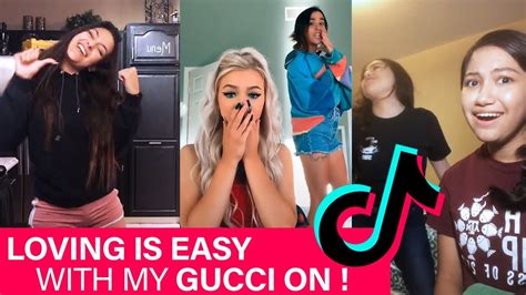 gucci sweats tik tok song|Loving is easy with my Gucci on! .